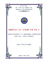 Tài liệu luận văn Nâng cao hiệu quả năng lực cạnh tranh tại Trung tâm Ngoại ngữ - Tin học HUEITC