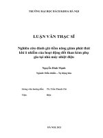 Nghiên cứu đánh giá tiềm năng giảm phát thải khí ô nhiễm của hoạt động đốt than kèm phụ gia tại nhà máy nhiệt điện 