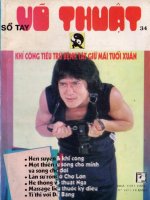 TC021  sổ tay võ thuật 34 khí công tiêu trừ bệnh tật giữ mãi tuổi xuân 