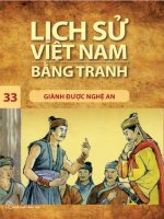 Lịch sử việt nam bằng tranh  bộ mỏng t 33   giành được nghệ an 