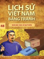 Lịch sử việt nam bằng tranh  bộ mỏng t 48   nhà bác học lê quí đôn   trần bạch đằng 