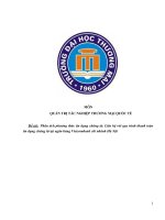 Phân tích phương thức tín dụng chứng từ. Liên hệ với quy trình thanh toán tín dụng chứng từ tại ngân hàng Vietcombank chi nhánh Hà Nội