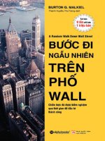 Bước đi ngẫu nhiên trên phố wall   burton g  malkiel