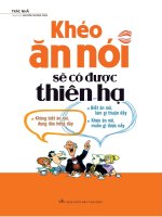 Kheo an noi se co duoc thien ha 
