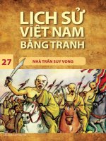 Lịch sử việt nam bằng tranh  bộ mỏng t 27   nhà trần suy vong 