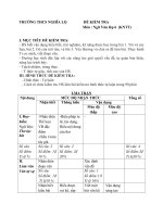 KIỂM TRA  cuối kì 1 văn 6  KNTT(21 22) 