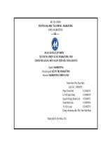 XÂY DỰNG CHIẾN LƯỢC MARKETING CHO CHUỖI NHÀ HÀNG MÓN NGON TRÊN DĨA NÓNG HOTTO