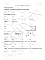 Đề cương ôn tập cuối học kì 1 Sách Kết nối tri thức với cuộc sống - Toán lớp 2