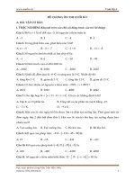 Đề cương ôn tập cuối kì I - Toán lớp 6