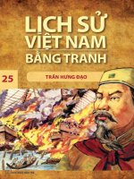 Lịch sử việt nam bằng tranh  bộ mỏng t 25   trần hưng đạo 