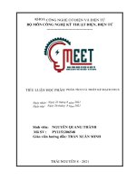 Tiểu luận học phần phân tích và thiết kế mạch DTCS. Thiết kế mạch phát xung điều khiển bộ chỉnh lưu hình cầu một pha có D0