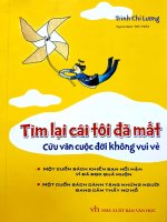 Tìm lại cái tôi đã mất