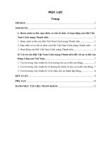 Bài tập học kỳ Đường lối cách mạng của Đảng cộng sản Việt Nam. Hội Việt Nam cách mạng thanh niên  tổ chức dự bị của Đảng Cộng sản Việt Nam