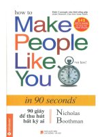90 giây để thu hút bất kỳ ai nicholas boothman