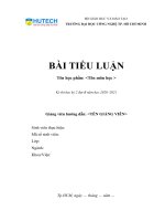 NGHIÊN CỨU HỆ THỐNG HỖ TRỢ DUY TRÌ lớp tên đề tài LÀN ĐƯỜNG TRÊN XE HONDA CIVIC 2017 