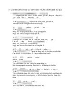 34 CẤU TRÚC TRÚC NGỮ PHÁP CƠ BẢN TIẾNG TRUNG KHÔNG THỂ BỎ QUA