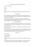 BÀI THU HOẠCH THỰC tế CHÍNH TRỊ  viêng chăn lào