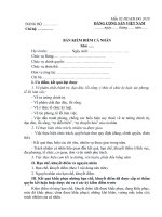 BAN TU KIEM DIEM CA NHAN DANG VIEN NAM 2018