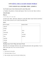 Tiếng Anh lớp 6 Unit 4 lesson 2