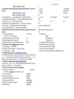 PHRASAL VERBS UNIT 3 Exercises Keys