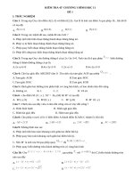 De kiem tra chuong 1 hinh 11 trac nghiem tu luan