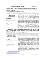 Về một thuật toán mã khối hạng nhẹ, mã hóa tốc độ cao trên chip Virtex6 hướng tới ứng dụng cho mạng cảm biến không dây