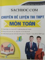 Chuyên đề luyện thi thpt môn Toán thuan the