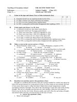 de kiem tra tieng anh lop9