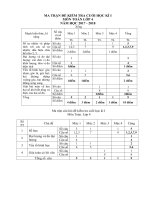 De kiem tra mon toan cuoi ki 1 lop 4 TT 22