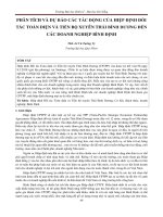 Phân tích và dự báo các tác động của Hiệp định đối tác toàn diện và tiến bộ xuyên Thái Bình Dương đến các doanh nghiệp Bình Định