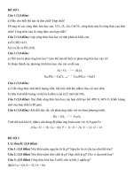 de kiem tra hoc ki 1 mon hoa hoc lop 8