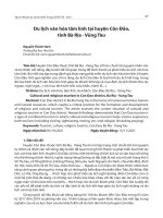 Du lịch văn hóa tâm linh tại huyện Côn Đảo, tỉnh Bà Rịa - Vũng Tàu