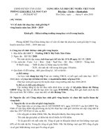 DU THAO KE HOACH THI HSG VONG HUYEN CUA PGD 2018 2019