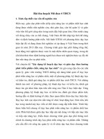 Bài thu hoạch Mô đun 4 THCS  Xây dựng kế hoạch dạy học theo hướng phát triển phẩm chất, năng lực của học sinh