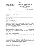 Kế hoạch bồi dưỡng thường xuyên cá nhân Giáo viên năm 2021  2022 (11 mẫu)