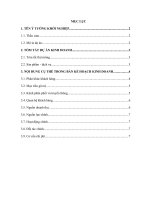 Báo cáo thu hoạch học phần khởi nghiệp  Thành lập quán cafe Kpop