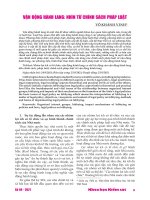 Vận động hành lang: Nhìn từ chính sách pháp luật