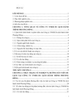 Thực trạng nghiệp vụ hướng dẫn viên du lịch tại Công ty TNHH Du lịch hành trình Phương Đông