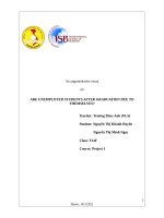 FINAL PROJECT  ARE UNEMPLOYED STUDENTS AFTER GRADUATION DUE TO THEMSELVES