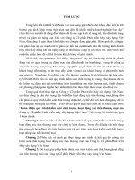 Hoàn thiện quy trình kiểm soát chất lượng hoạt động xúc tiến thương mại của Công ty Cổ phần Phát triển máy xây dựng Việt Nam