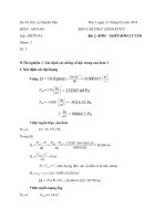 Báo cáo thực hành kỹ thuật thực phẩm bơm – GHÉP bơm LY tâm 