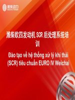 Đào tạo Hệ thống xử lý khí thải SCR trên động cơ Weichai Samco Bus Kiathaco