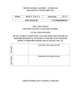 CƠ HỘI VÀ THÁCH THỨC CỦA CÔNG ĐOÀN VIỆT NAM KHI GIA NHẬP HIỆP ĐỊNH ĐỐI TÁC TOÀN DIỆN VÀ TIẾN BỘ XUYÊN THÁI BÌNH DƯƠNG VÀ HIỆP ĐỊNH THƯƠNG MẠI TỰ DO VIỆT NAM  EU