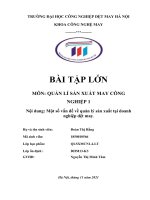 giới thiệu khái quát về công ty may tinh lợi