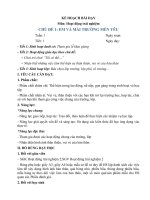 Giáo án Hoạt động trải nghiệm lớp 2 sách Chân Trời Sáng tạo