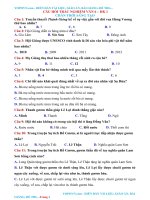 ĐỀ THI TRÁC NGHIỆM NGỮ VĂN 6 SACH CHÂN TRỜI SÁNG TẠO CTST HK1 (1) 2021=2022