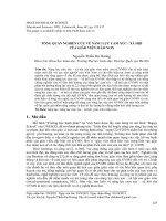 Tổng quan nghiên cứu về năng lực cảm xúc - xã hội của giáo viên mầm non