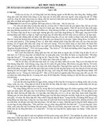 KỂ về một TRẢI NGHIỆM (với người thân) 