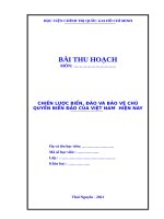 QPAN chien luoc bien dao va bao ve chu quyen bien dao VN