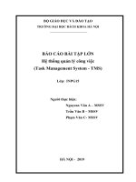 Báo cáo bài tập lớn hệ thống quản lý công việc (task management system -TMS)
